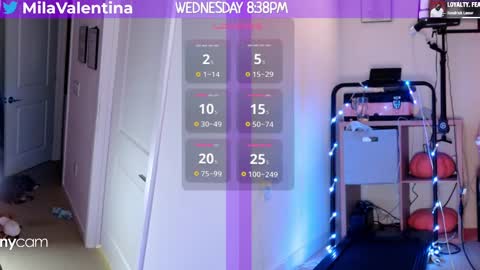 Snapshot of milavalentinax chatting on 02-27-25, 01:38 Mila Valentina online show from 02-27-25, 01:38