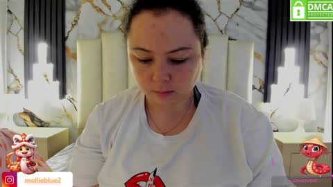 Snapshot of molliebue1 chatting on 01-31-25, 11:46 Hey Guys  Im Mollie online show from 01-31-25, 11:46