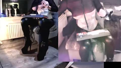 Snapshot of newwetcouple chatting on 02-23-26, 12:30 NylonHeelFreaks online show from 02-23-26, 12:30