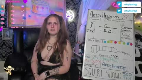 ArtsyHeartsyy online show from 12-06-24, 02:02