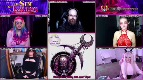 Snapshot of rollseduction chatting on 11-05-25, 12:43 Roll For Seduction online show from 11-05-25, 12:43