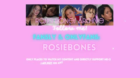 Snapshot of rosiebones chatting on 12-16-24, 12:59 Rosie Bones online show from 12-16-24, 12:59
