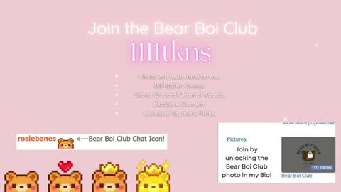 Snapshot of rosiebones chatting on 10-09-25, 10:19 Rosie Bones online show from 10-09-25, 10:19