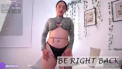 Snapshot of s0phie_26 chatting on 09-18-25, 12:34 Sofia Independent Model online show from 09-18-25, 12:34