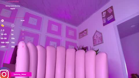 Snapshot of sammyblaer chatting on 02-05-25, 01:15 Samantha online show from 02-05-25, 01:15