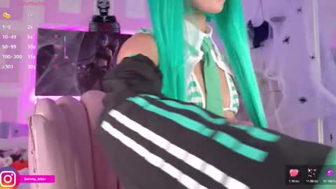 Snapshot of sammyblaer chatting on 10-29-25, 08:32 Samantha online show from 10-29-25, 08:32