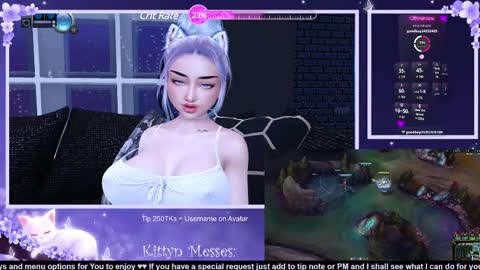 Snapshot of sassykittyn chatting on 02-11-25, 06:30 Sassy Sami Kittyn online show from 02-11-25, 06:30