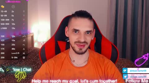 Snapshot of secret_sir chatting on 03-10-25, 11:27 Dean Carter online show from 03-10-25, 11:27