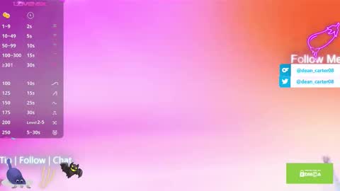 Snapshot of secret_sir chatting on 09-21-25, 10:55 Dean Carter online show from 09-21-25, 10:55