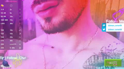 Snapshot of secret_sir chatting on 09-22-25, 10:45 Dean Carter online show from 09-22-25, 10:45