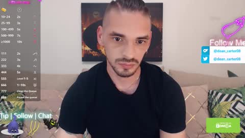 Snapshot of secret_sir chatting on 09-29-25, 10:14 Dean Carter online show from 09-29-25, 10:14