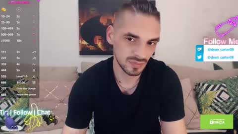 Snapshot of secret_sir chatting on 10-24-25, 10:17 Dean Carter online show from 10-24-25, 10:17