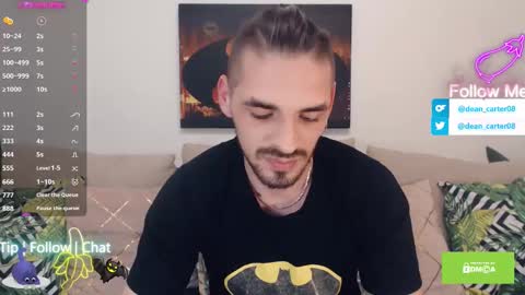 Snapshot of secret_sir chatting on 10-30-25, 11:16 Dean Carter online show from 10-30-25, 11:16