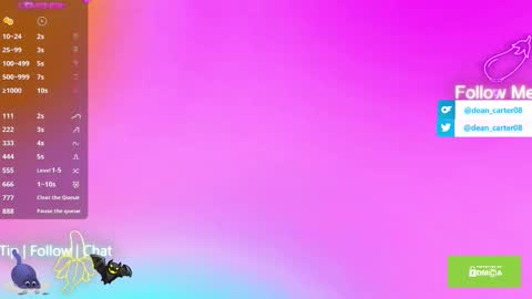 Snapshot of secret_sir chatting on 11-05-25, 11:27 Dean Carter online show from 11-05-25, 11:27