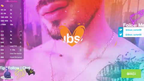 Snapshot of secret_sir chatting on 11-07-25, 11:49 Dean Carter online show from 11-07-25, 11:49