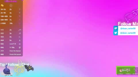 Snapshot of secret_sir chatting on 11-25-25, 10:54 Dean Carter online show from 11-25-25, 10:54