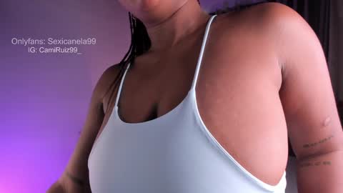 Snapshot of sexicanela99 chatting on 01-13-25, 03:58 ... Camila ... online show from 01-13-25, 03:58