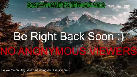 Sexymountainman420 online show from 01-27-25, 10:06