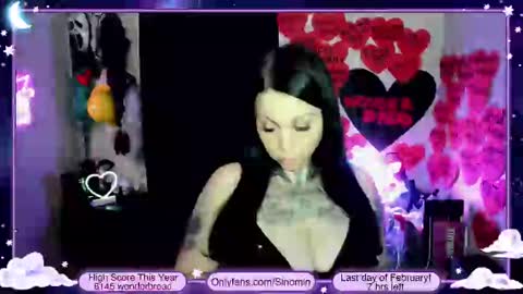 Snapshot of sinominx chatting on 03-01-25, 01:00 Sinomin online show from 03-01-25, 01:00