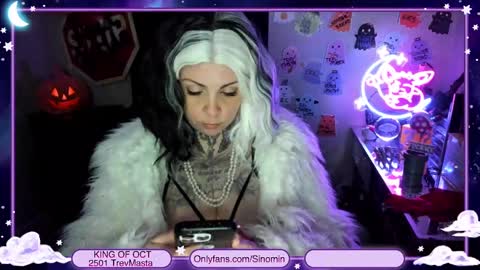 Snapshot of sinominx chatting on 10-28-25, 01:53 Sinomin online show from 10-28-25, 01:53