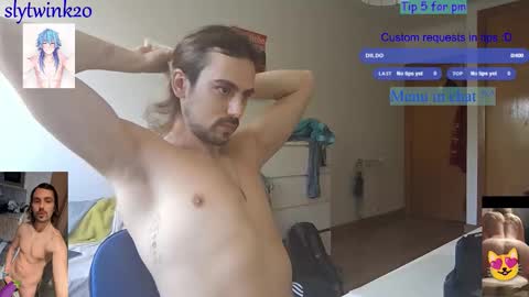 Snapshot of slytwink20 chatting on 09-25-25, 09:57 slytwink20 online show from 09-25-25, 09:57