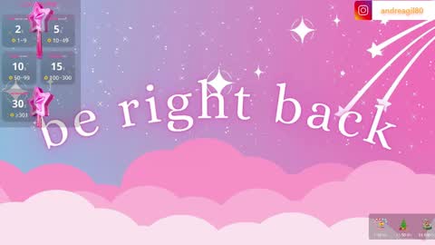 Snapshot of sweetandreagil chatting on 12-13-24, 09:46 Andrea Cheryl GiLandreagil80 In Instagram online show from 12-13-24, 09:46