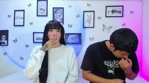 Snapshot of tainy_n_harley chatting on 03-08-25, 04:34 Liam and Juli online show from 03-08-25, 04:34