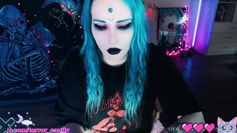 Snapshot of terror_candy chatting on 01-26-25, 12:26 CRY BABY online show from 01-26-25, 12:26