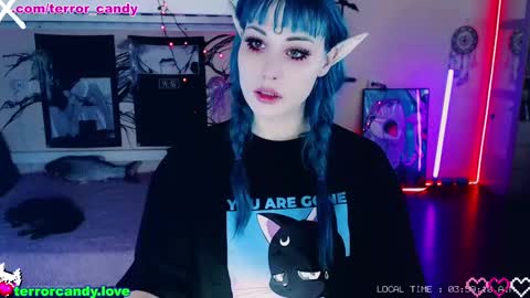 Snapshot of terror_candy chatting on 03-05-25, 12:59 CRY BABY online show from 03-05-25, 12:59