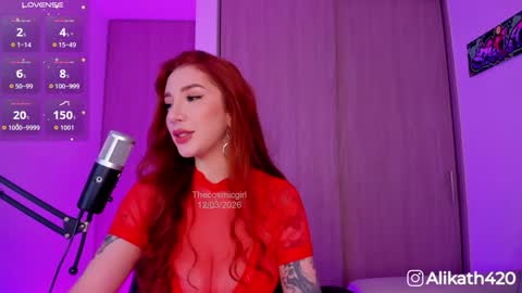 Alicia Alikath  online show from 03-12-26, 01:17