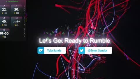 Snapshot of tylersands chatting on 10-24-25, 04:03 Tyler Sands online show from 10-24-25, 04:03