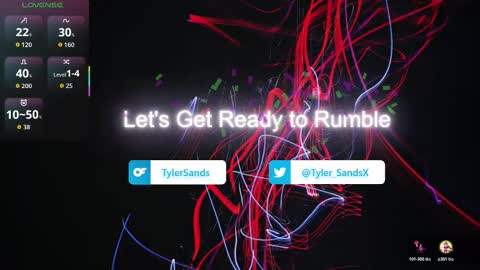 Snapshot of tylersands chatting on 10-30-25, 12:28 Tyler Sands online show from 10-30-25, 12:28