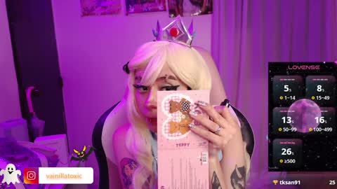 Snapshot of vainilla_l chatting on 01-21-25, 11:45 Vainilla Independent model online show from 01-21-25, 11:45