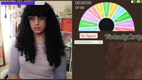 Snapshot of violentlycurly chatting on 01-29-25, 11:14 Curly the Coin Operated Toy online show from 01-29-25, 11:14