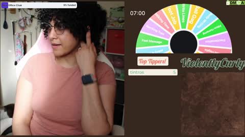 Snapshot of violentlycurly chatting on 02-26-25, 11:37 Curly the Coin Operated Toy online show from 02-26-25, 11:37