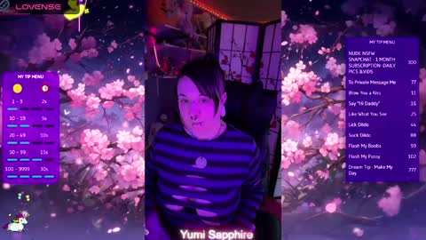 Yumi Sapphire online show from 04-22-26, 08:43