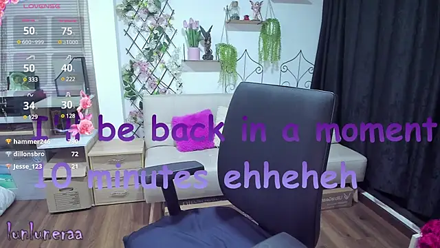 Snapshot of Lunlunera chatting on 02-24-25, 05:54 Lunlunera online show from 02-24-25, 05:54