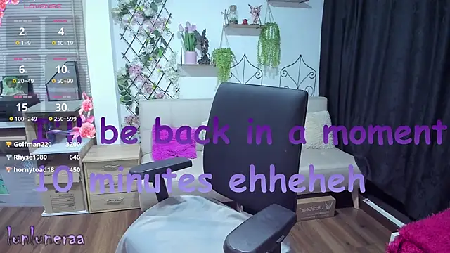 Snapshot of Lunlunera chatting on 03-20-25, 09:48 Lunlunera online show from 03-20-25, 09:48