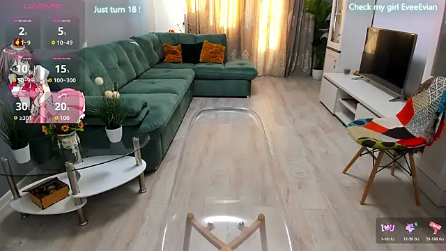 Snapshot of EveEvian chatting on 12-04-25, 11:30 EveEvian online show from 12-04-25, 11:30