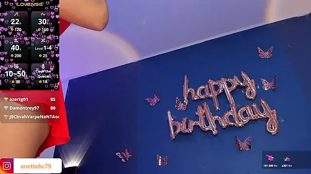 Anette  online show from 01-16-25, 01:48