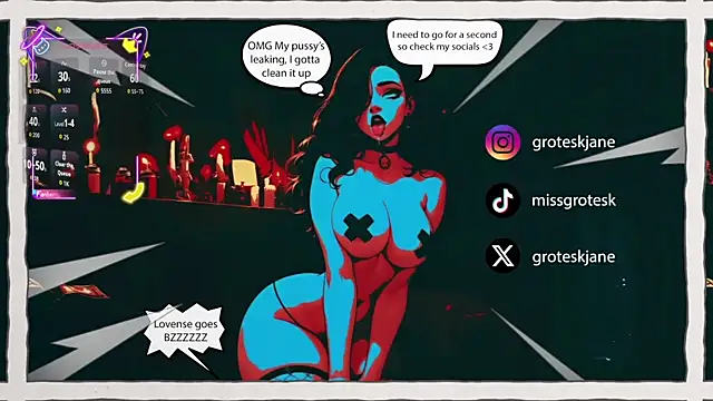 Snapshot of GroteskJane chatting on 04-18-26, 02:54 GroteskJane online show from 04-18-26, 02:54