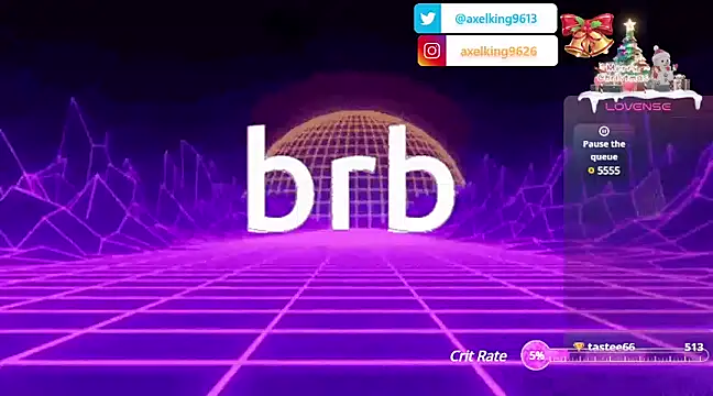 Snapshot of AxelKing1326 chatting on 12-25-24, 12:59 AxelKing1326 online show from 12-25-24, 12:59