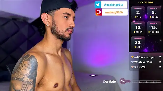 Snapshot of AxelKing1326 chatting on 02-13-25, 01:08 AxelKing1326 online show from 02-13-25, 01:08