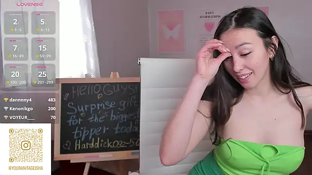 Geisha Anna online show from 03-22-25, 09:02