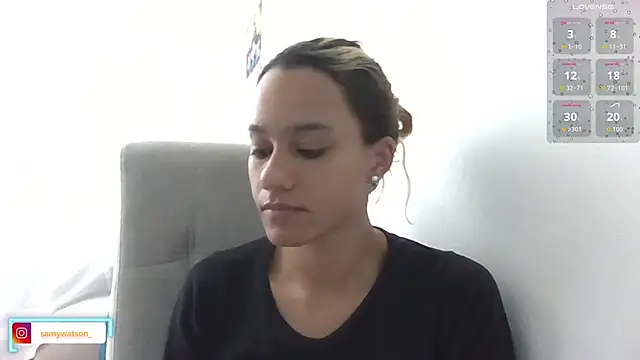 Snapshot of SamanthaWatson chatting on 10-14-25, 08:31 SamanthaWatson online show from 10-14-25, 08:31