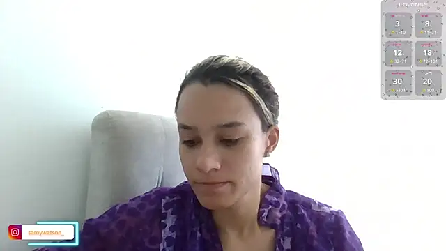 Snapshot of SamanthaWatson chatting on 10-16-25, 08:43 SamanthaWatson online show from 10-16-25, 08:43