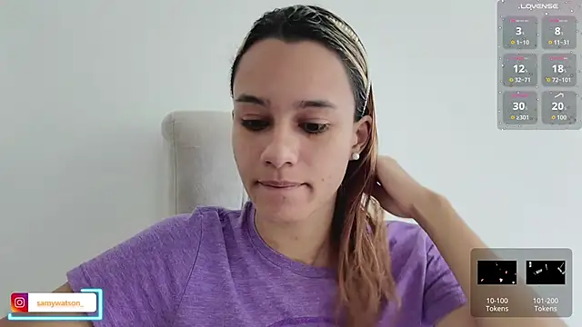 Snapshot of SamanthaWatson chatting on 10-23-25, 03:55 SamanthaWatson online show from 10-23-25, 03:55