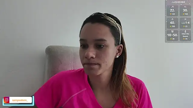 Snapshot of SamanthaWatson chatting on 10-25-25, 06:46 SamanthaWatson online show from 10-25-25, 06:46