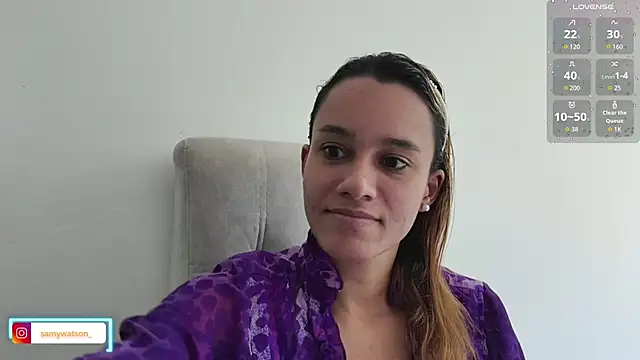 Snapshot of SamanthaWatson chatting on 10-26-25, 08:26 SamanthaWatson online show from 10-26-25, 08:26
