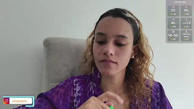 Snapshot of SamanthaWatson chatting on 10-30-25, 05:57 SamanthaWatson online show from 10-30-25, 05:57